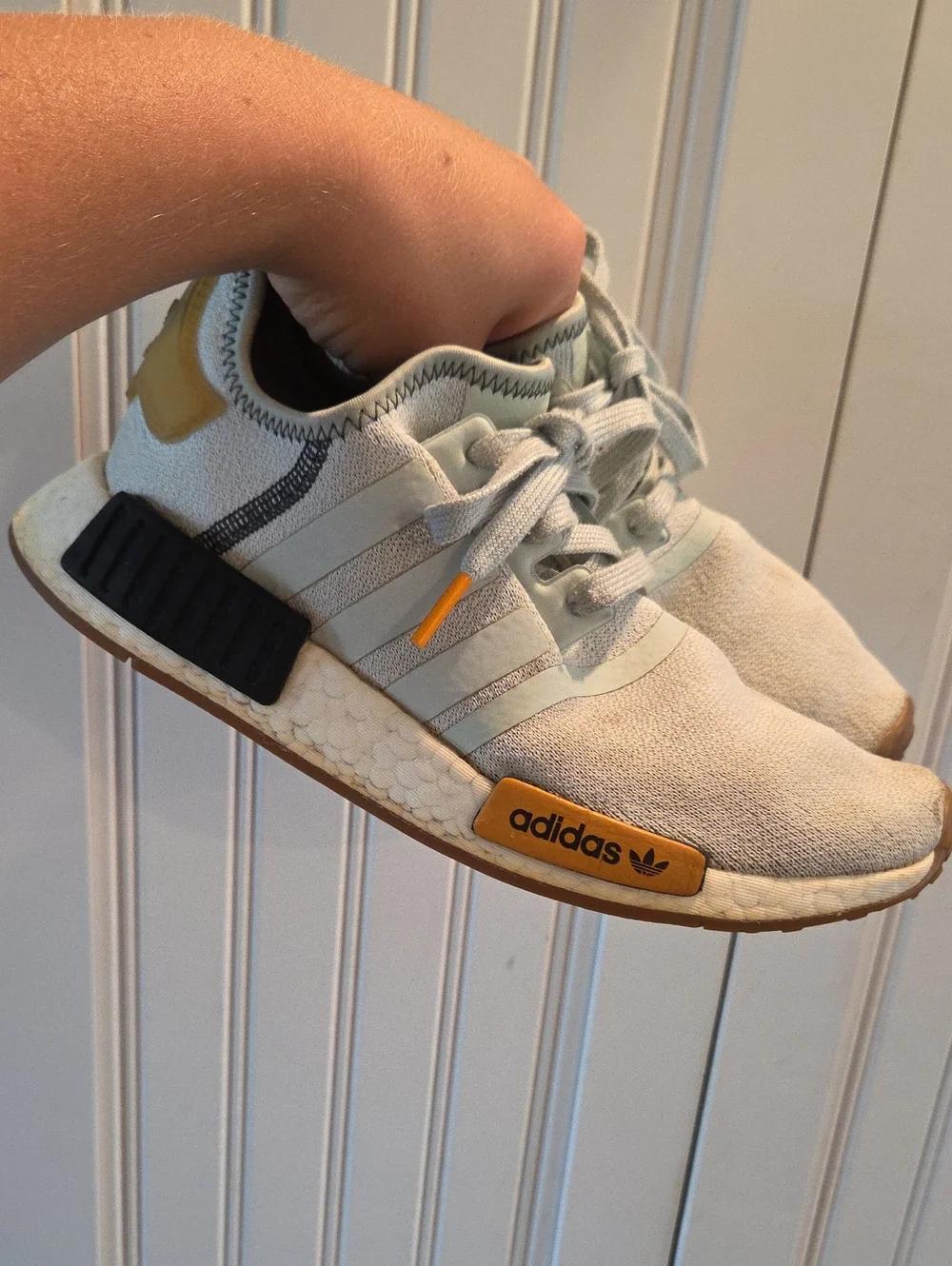Adidas Womens Nmd-R1 Sneakers Vapour Green Gold 7
